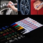 Colorful Paint car Tyres Marker Pens Permanent Waterproof Auto Doodle Graffiti Oily Pen Car Accessories 12 Colors