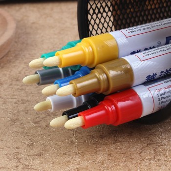 Colorful Paint car Tyres Marker Pens Permanent Waterproof Auto Doodle Graffiti Oily Pen Car Accessories 12 Colors