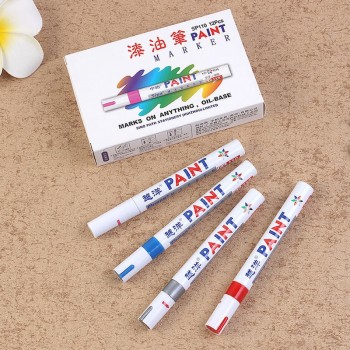 Colorful Paint car Tyres Marker Pens Permanent Waterproof Auto Doodle Graffiti Oily Pen Car Accessories 12 Colors