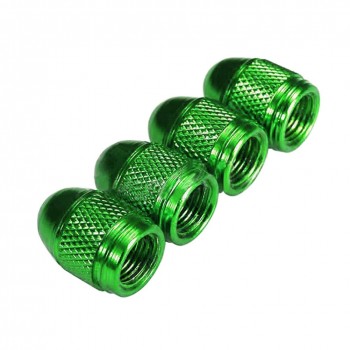 4Pcs Universal Aluminum Alloy Auto Car Tyre Air Valve Caps Bicycle Tire Valve Cap Tire Dustproof Cover Accessires CSL2017