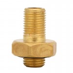 Tyre Valve Adapter Reducer Cap Cat Loader Earth mover EM Truck Wheel Large Bore Tractor Copper Tire Valve Converter High Quality