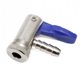 6mm 8mm Car Auto  Air Pump Chuck Tyre Wheel Tire Air Chuck Inflator Pump Valve Clip Clamp Connector Adapter Silver+Blue