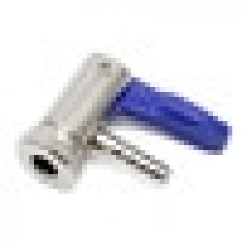 6mm 8mm Car Auto  Air Pump Chuck Tyre Wheel Tire Air Chuck Inflator Pump Valve Clip Clamp Connector Adapter Silver+Blue