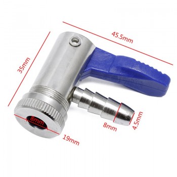 Car Truck Air Pump Chuck Tyre Valve Clip Tire Inflator Valve Connector 6mm 8mm