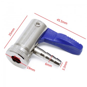 Car Truck Air Pump Chuck Tyre Valve Clip Tire Inflator Valve Connector 6mm 8mm