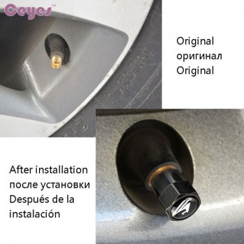 Ceyes Car Styling Auto Valves Caps JDM Case For Toyota Harrier Auris Yaris Prius For Lexus Car-Styling Car Accessories 4pcs/lot