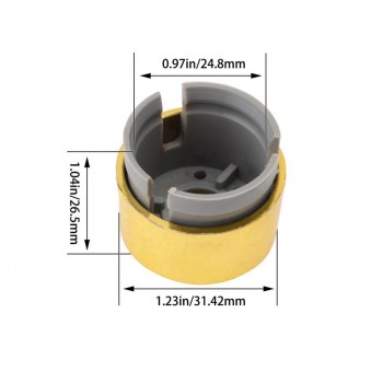 NS Modify 1pcs Wheel Lug Bolt Nut Cap Cover Tyre Wheel Hub Screw Covers Protective Bolt Caps For VW Volkswagen Touareg 2004-2014