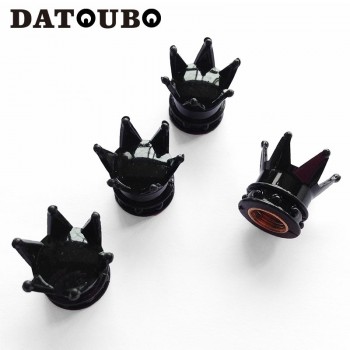 DATOUBO 16 pcs novelty Crown Design Car Tire Valve Caps,gold,chrome pink color crown car tyre valve stem cover,air dust cap.