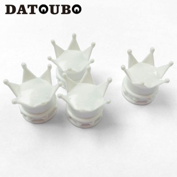 DATOUBO 16 pcs novelty Crown Design Car Tire Valve Caps,gold,chrome pink color crown car tyre valve stem cover,air dust cap.