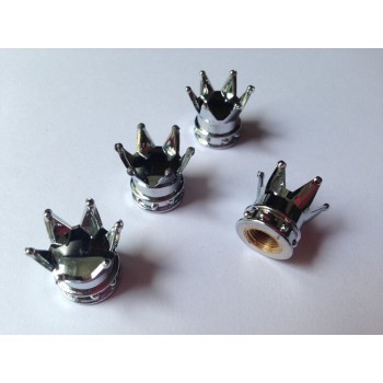 DATOUBO 16 pcs novelty Crown Design Car Tire Valve Caps,gold,chrome pink color crown car tyre valve stem cover,air dust cap.