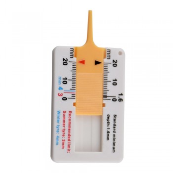 Tyre Tread Depth Gauge Caliper Car Motorcycle Caravan Trailer Wheel Measure p# dropship