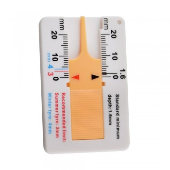 Tyre Tread Depth Gauge Caliper Car Motorcycle Caravan Trailer Wheel Measure p# dropship