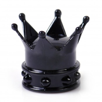 DWCX 2pcs Motorcycle Bicycles Crown Tyre Tire Wheel Valve Stems Air Dust Cover Cap for Harley Honda Kawasaki Yamaha Suzuki ATV