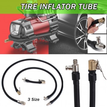100mm Motorcycle Car Flexible Clip Air Tyre Tire Chuck Inflator Deflation Hose
