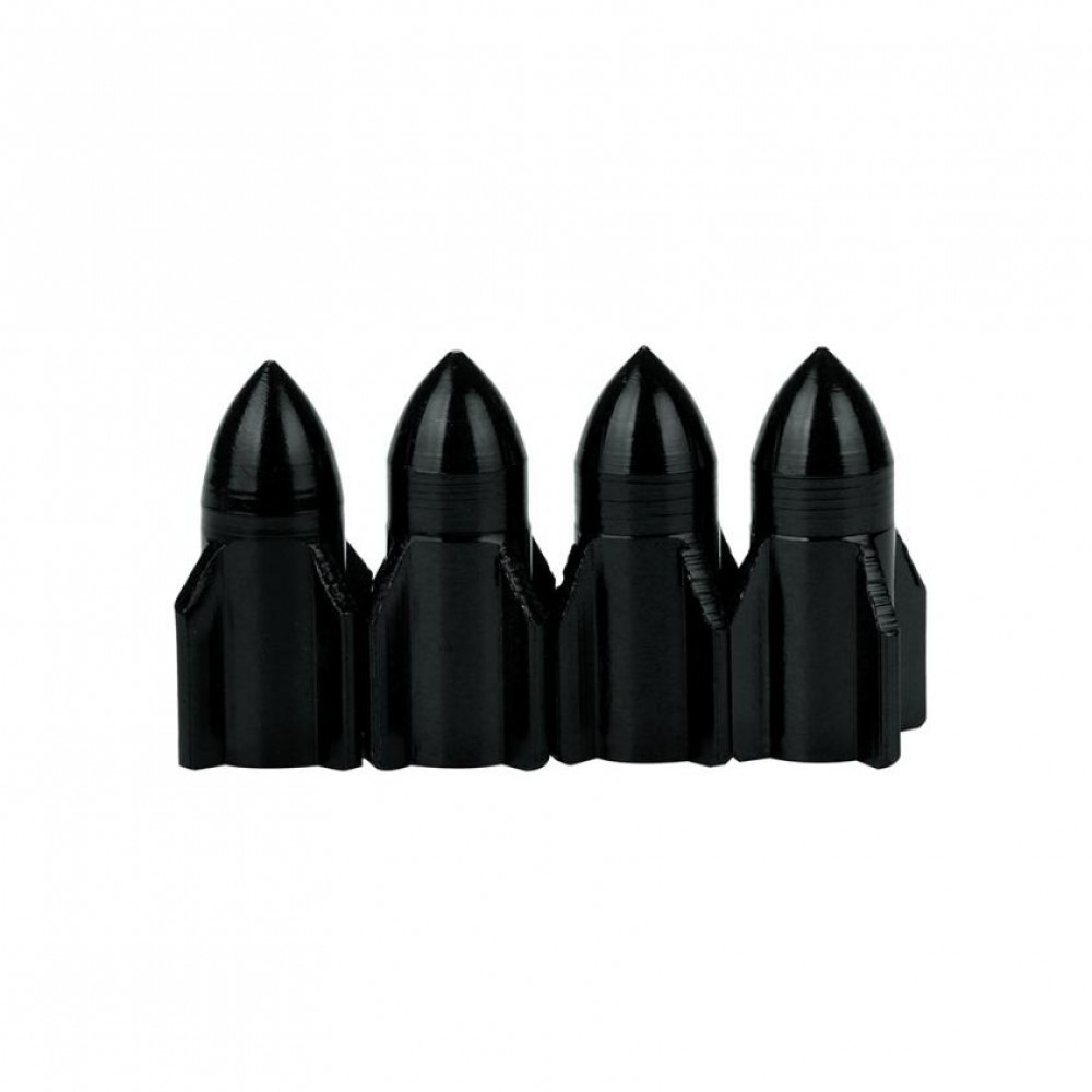 4x Aluminum Bullet  Car Truck Air Port Cover Tire Cone Rim Valve Wheel Stem Caps Nov 29