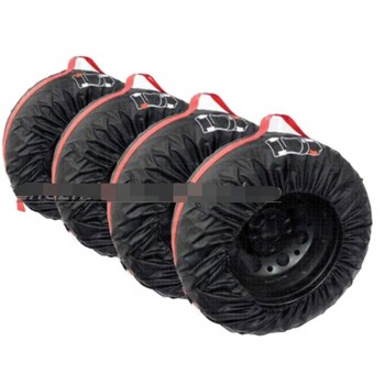 CHIZIYO 4Pcs/set Spare Tire Cover Case Polyester Automobile Tire Accessories Summer Winter Protector Tire Storage Bag