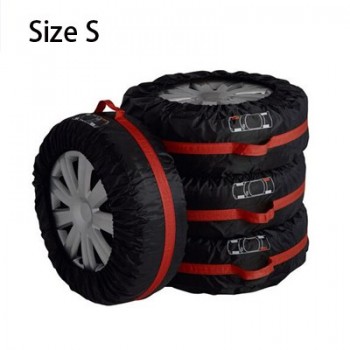 CHIZIYO 4Pcs/set Spare Tire Cover Case Polyester Automobile Tire Accessories Summer Winter Protector Tire Storage Bag