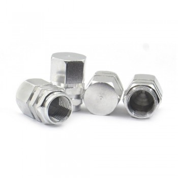 2018Theftproof Aluminum Car Wheel Tires Valves Tyre Stem Air Caps Airtight Cove 4pcs/set Dustproof Cover Car Styling Accessories