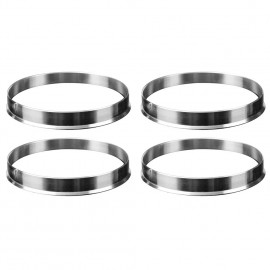 AUTO 4 x Universal Aluminum Hub Centric Ring Wheel Spacer Set 74.1mm O/D 72.6mm I/D