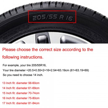 14 15 16 17 Inch Heavy-Duty PVC Leather Spare Tire Wheel Cover Case Pouch Protector Bag For Mitsubishi Pajero