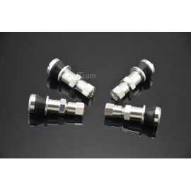 Aluminum Car Tubeless Wheel Tire Valve Stem Four Bolt-in With Dust Caps Wheels, Rims amp; Accessories Titanium Blue Red Silver Gold