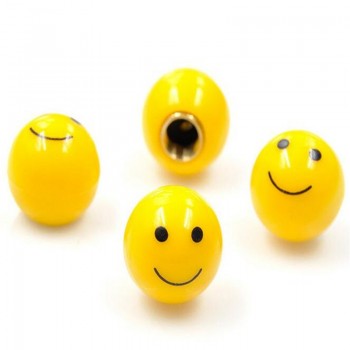 4pcs/lot Car Roar Bare Tooth Tongue Smile Smiling Face Tire Air Valve Cap Tyre Wheel Dust Stems Caps For Truck Motorcycle Bike