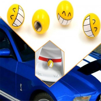 4pcs/lot Car Roar Bare Tooth Tongue Smile Smiling Face Tire Air Valve Cap Tyre Wheel Dust Stems Caps For Truck Motorcycle Bike