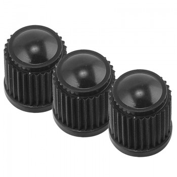 100PCS Plastic Black Car Wheel Tire Valve Stem Cap Dust Cover for Auto Bike Motorcycle Truck Air Nozzle Cap Accessories
