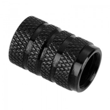 4PCs Black Durable Aluminium Alloy Dust Cover Wheel Tire Tyre Rim Valve Stem Caps Replacement for Car Truck Auto Accessories Hot