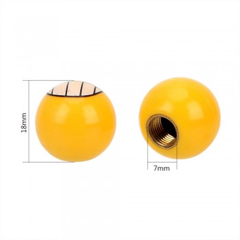 FORAUTO Tire Valve Caps Universal Car Wheel Dust Covers Auto Replacement Parts Car-styling Air Cap 4 Pieces/Set Cute Face Ball
