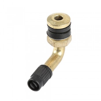 Liplasting 2pcs Tire Tyre Valve Stem Brass 90 Degree CNC Aluminium Alloy For All Car Truck