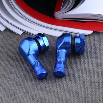 2pcs High Quality 90 Degree CNC Aluminum Motorcycle 11.3mm Rim Tire Tyre Valve Stems Tire Accessories