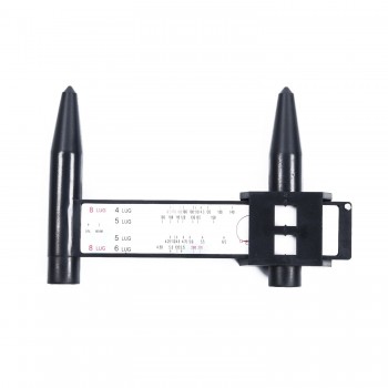 4 5 6 8 Lug PCD Gauge Ruler Rim Car Wheel Bolt Pattern Measuring Gauge Tool