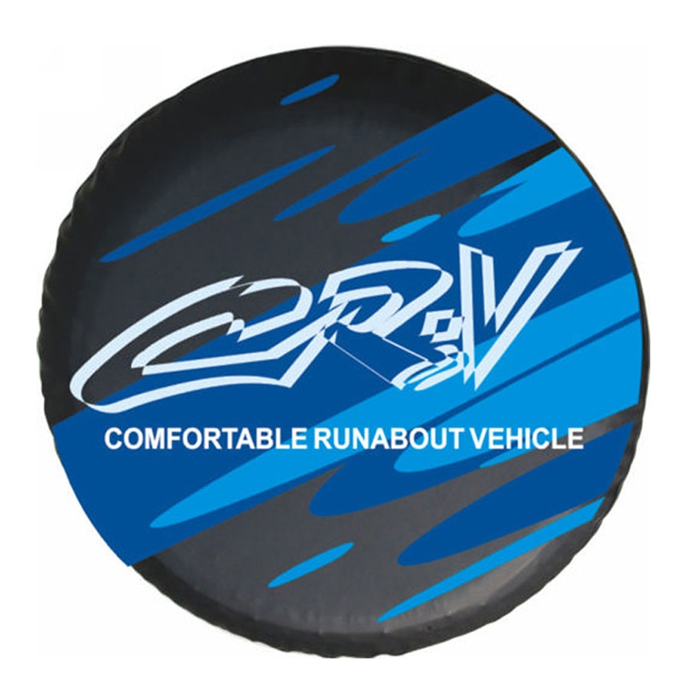 14 15 Inch Heavy-Duty PVC Leather Spare Wheel Tire Cover Protector Bag Case Pouch For Honda CR-V CRV