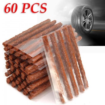 60xTire Repair Kit DIY Flat Car Truck Motorcycle Plug Patch Stem Core Tool amp;F