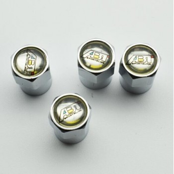 1set Hexagon Tire Valve Caps Universal Tire Valve Caps for ABT logo for A4 A5 A6 A7 A8 Q1 Q3 Q5 Q7 TT R8 S RS