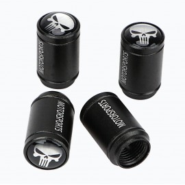 4 Pcs/Set Car Tire Valve Caps Dust Cover Moto Bicycle Wheel Tyre Air Valve Caps For BMW AUDI VW Aluminum Alloy Skull Type