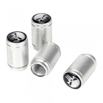 4 Pcs/Set Car Tire Valve Caps Dust Cover Moto Bicycle Wheel Tyre Air Valve Caps For BMW AUDI VW Aluminum Alloy Skull Type
