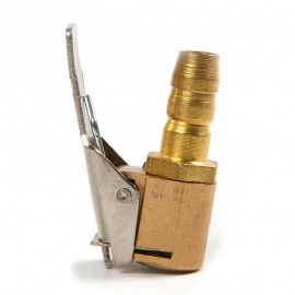 8MM Clip On 1/4 Auto Car Tire Inflator Valve Connector Air Chuck Brass Easy to attach and remove