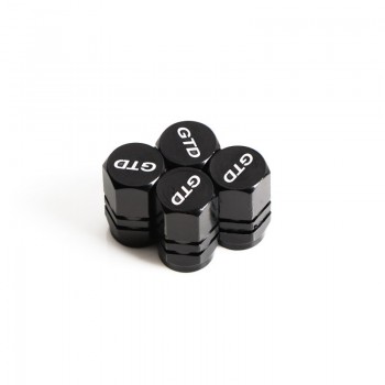 4PCS Aluminum Car Tyre Air Valve Caps Bicycle Tire Valve Cap for Volkswagen VW Beetie Eos CC Polo GTD  UP