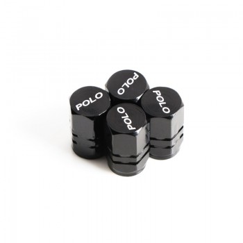 4PCS Aluminum Car Tyre Air Valve Caps Bicycle Tire Valve Cap for Volkswagen VW Beetie Eos CC Polo GTD  UP