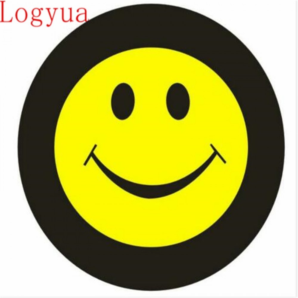 1Pcs Car Black 14, 15,16 ,17inch Smile Logo PVC PU Spare Tire Tyre Wheel  Valve Covers For Cars Accessories