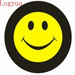1Pcs Car Black 14, 15,16 ,17inch Smile Logo PVC PU Spare Tire Tyre Wheel  Valve Covers For Cars Accessories