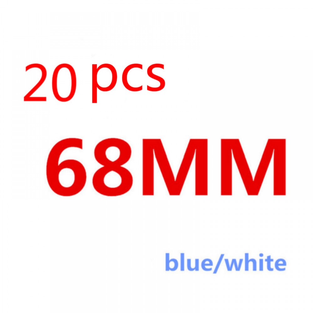 20pcs Blue white 68mm Auto Car Wheel Center Hub caps Rim Caps Covers Logo Badge For E46 E30 E39 E34 E60 E36 E38 M hub cap