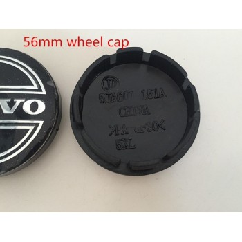 4pcs 56mm 60mm 64mm Car emblem Wheel Center Hub Cap wheel Badge covers Stickers for S40 S60 S80L XC60 XC90 S40 S60 S80 V40 V50