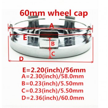 4pcs 56mm 60mm Car emblem Wheel Center Hub Cap wheel Badge covers Stickers car styling for C2 C4 C5 C6 C-Quatre