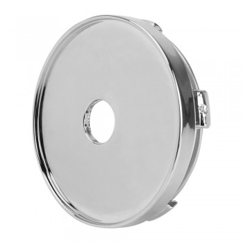 FORAUTO ABS Chrome Wheel Center Cap No Logo 60mm Silver Dust Cover Car Wheel Cover Auto Hubcaps Cover