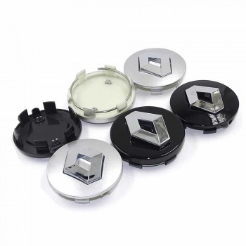 High Quality 4pcs For Renault 57mm 60mm Wheel Center Hub Caps Clio Megane Laguna Scenic wheel Badge covers Auto accessories