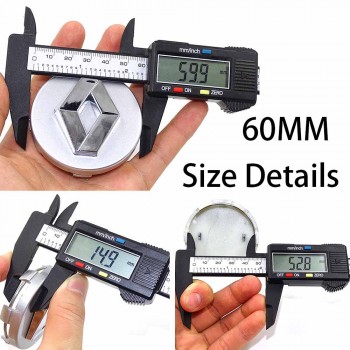 High Quality 4pcs For Renault 57mm 60mm Wheel Center Hub Caps Clio Megane Laguna Scenic wheel Badge covers Auto accessories