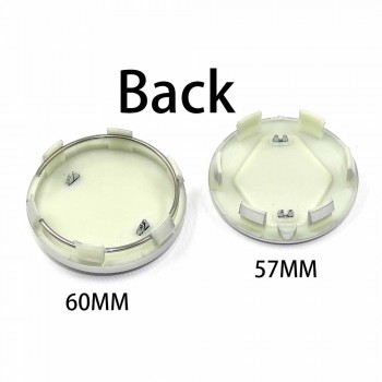 High Quality 4pcs For Renault 57mm 60mm Wheel Center Hub Caps Clio Megane Laguna Scenic wheel Badge covers Auto accessories